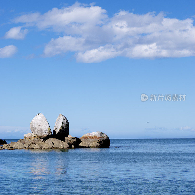 Split Apple Rock, Abel Tasman国家公园，新西兰